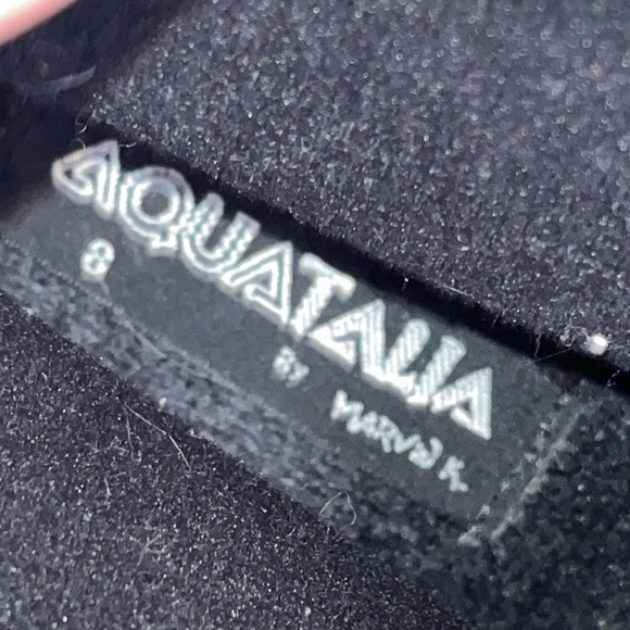 AQUATALIA BY MARVIN K BRASS WEATHERPROOF BROWN SUEDE FAUX FUR lace up boots - Picture 10 of 15